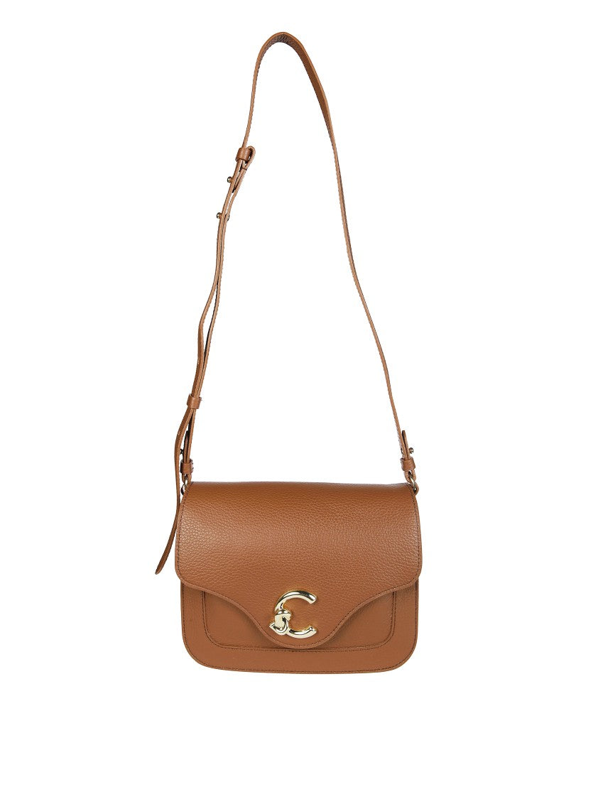 Coccinelle Textured Leather Shoulder Bag