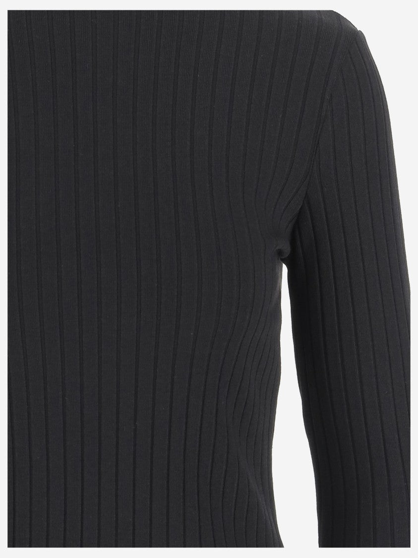 Vince Stretch Cotton Blend Sweater
