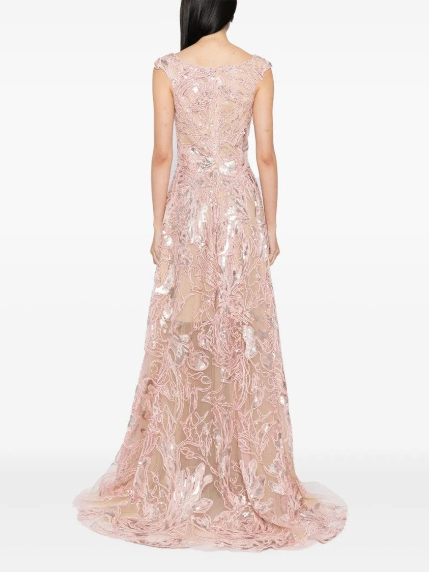 Saiid Kobeisy Embroidered Long Dress