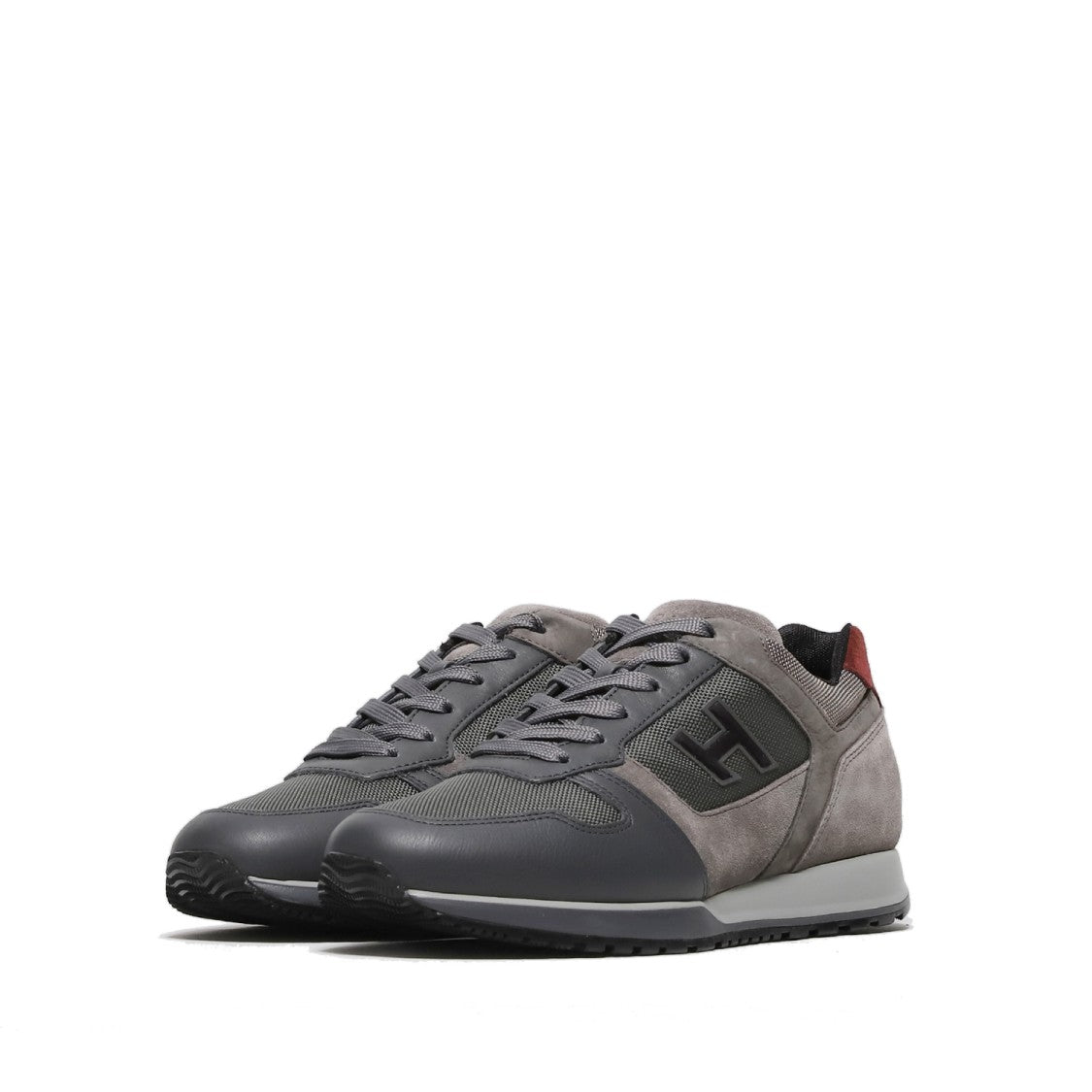 Hogan Grey Leather H321 Sneaker