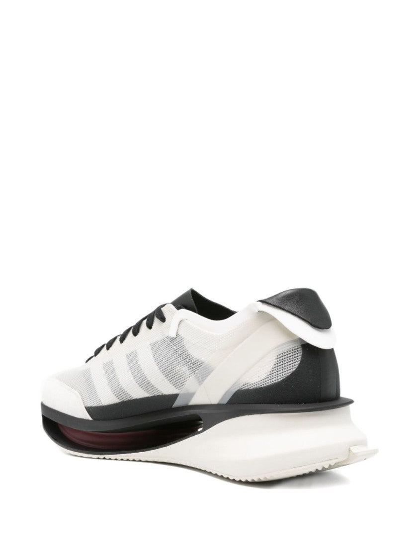 Y-3 Mesh And Suede Sneakers