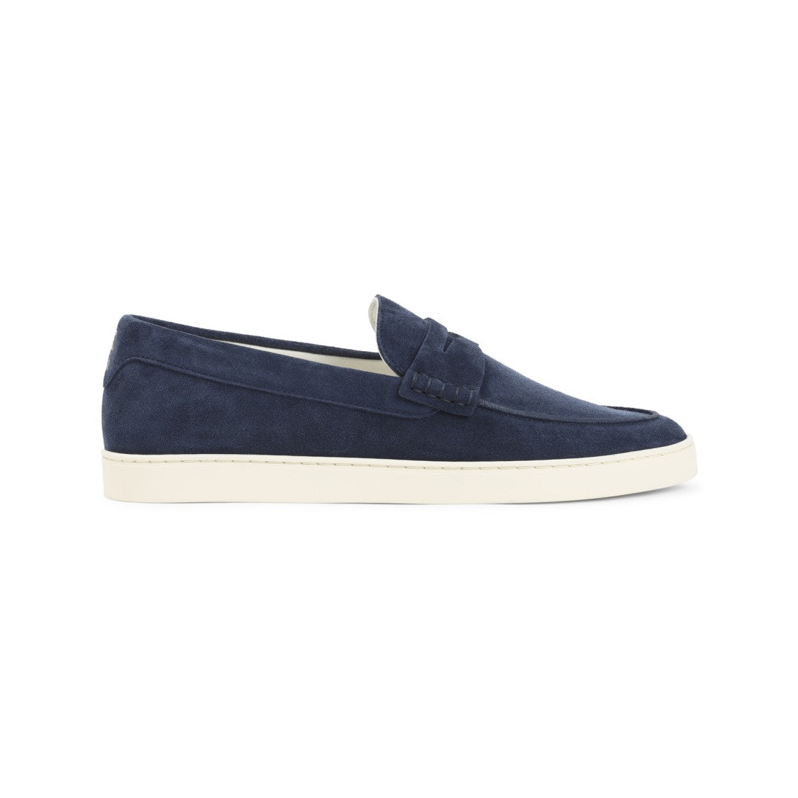Brunello Cucinelli Deep Navy Suede Loafer