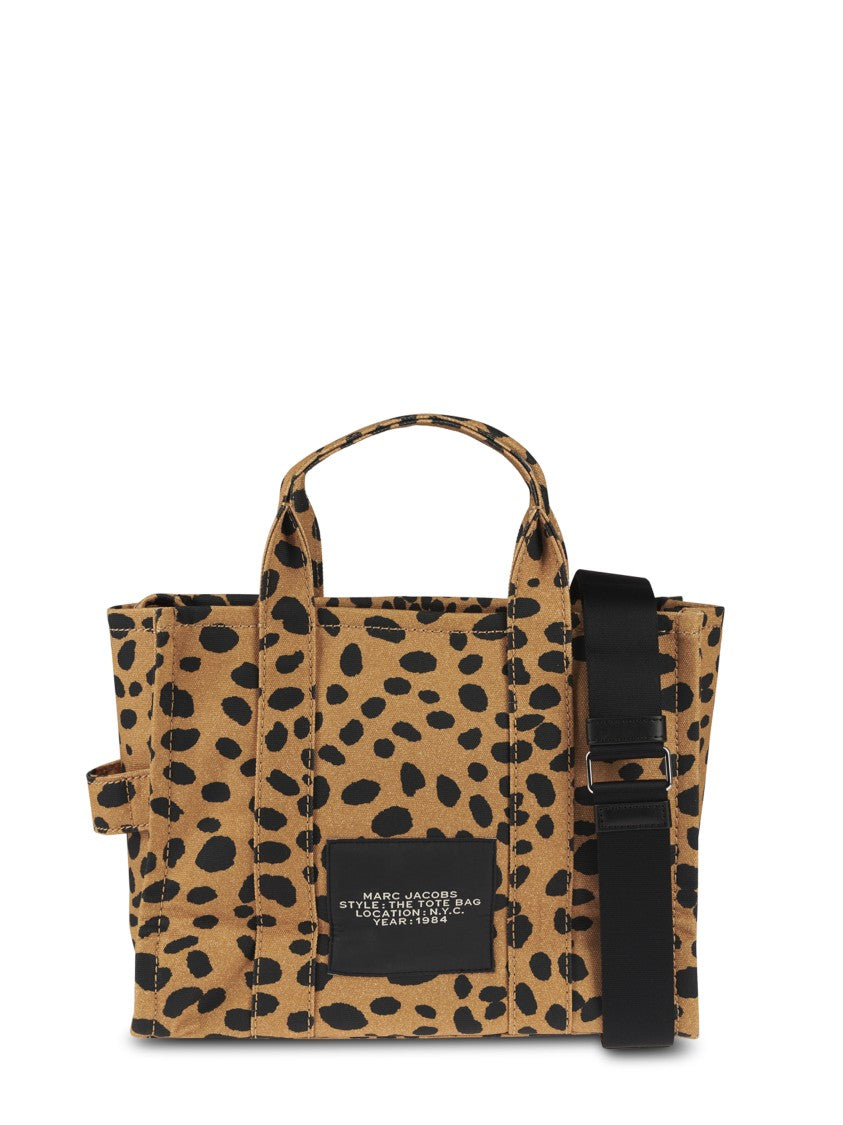 Marc Jacobs Structured Medium Tote With Playful Leopard Print
