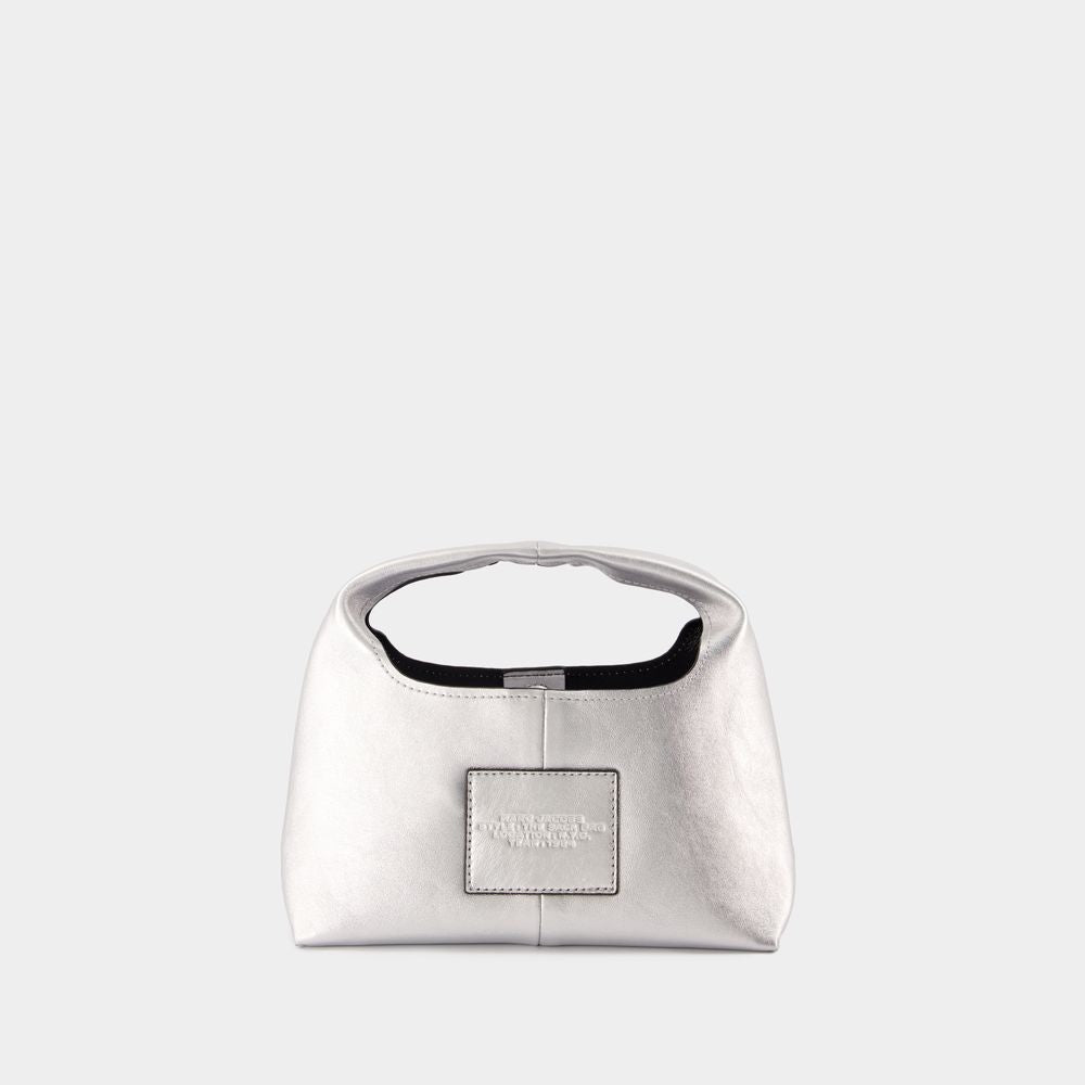Marc Jacobs The Mini Sack Purse - Leather - Silver