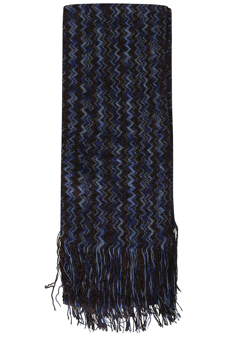 Missoni Wool-Blend Lurex Zigzag Scarf