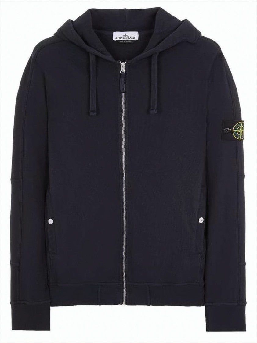 Stone Island Hooded Zip-Up Jacket