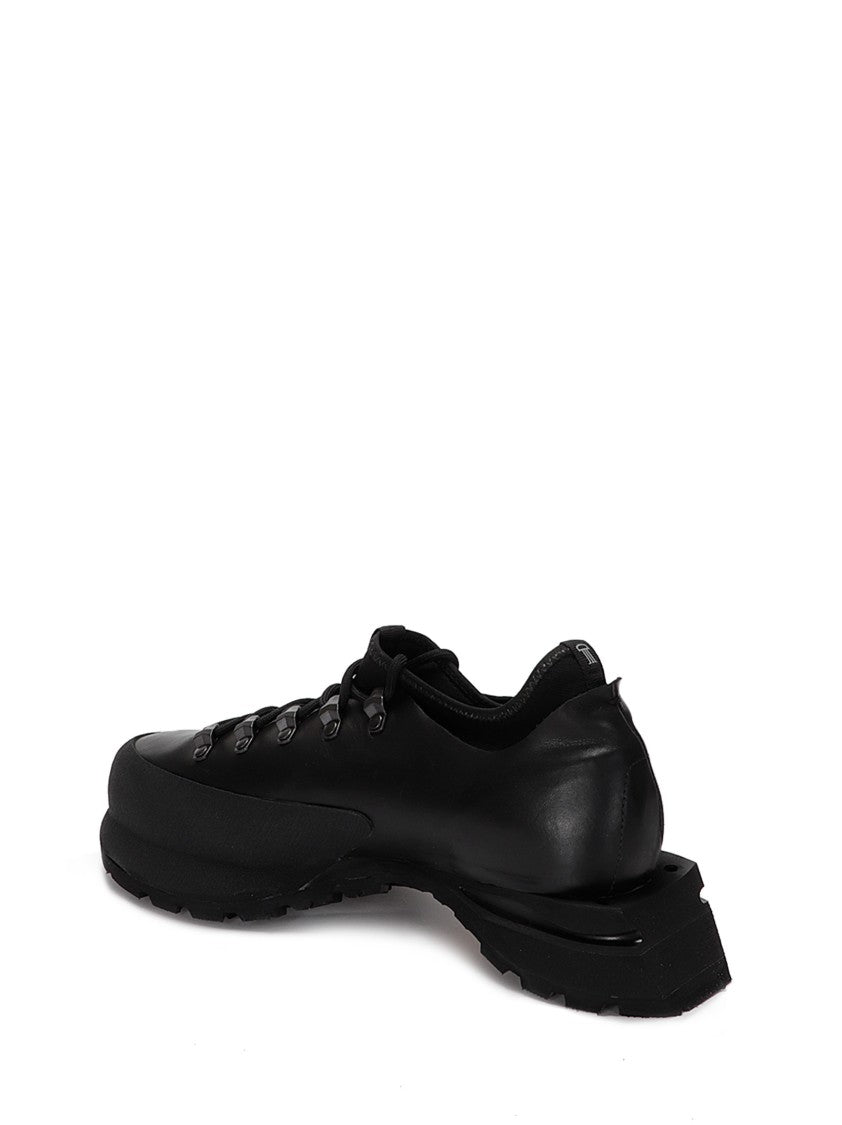 Demon Seamless Black Shoes With Sock-Like Design
