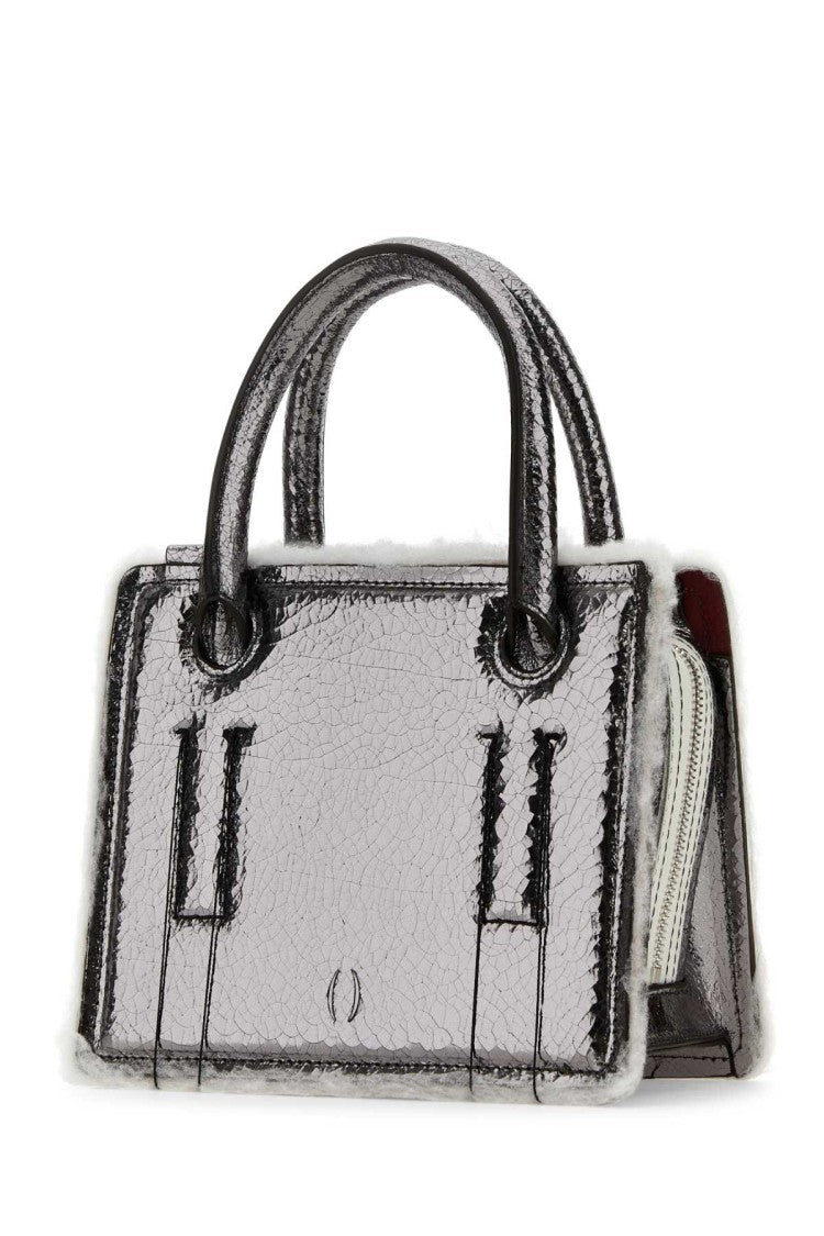 Dentro Lead Leather Mini Otto Handbag