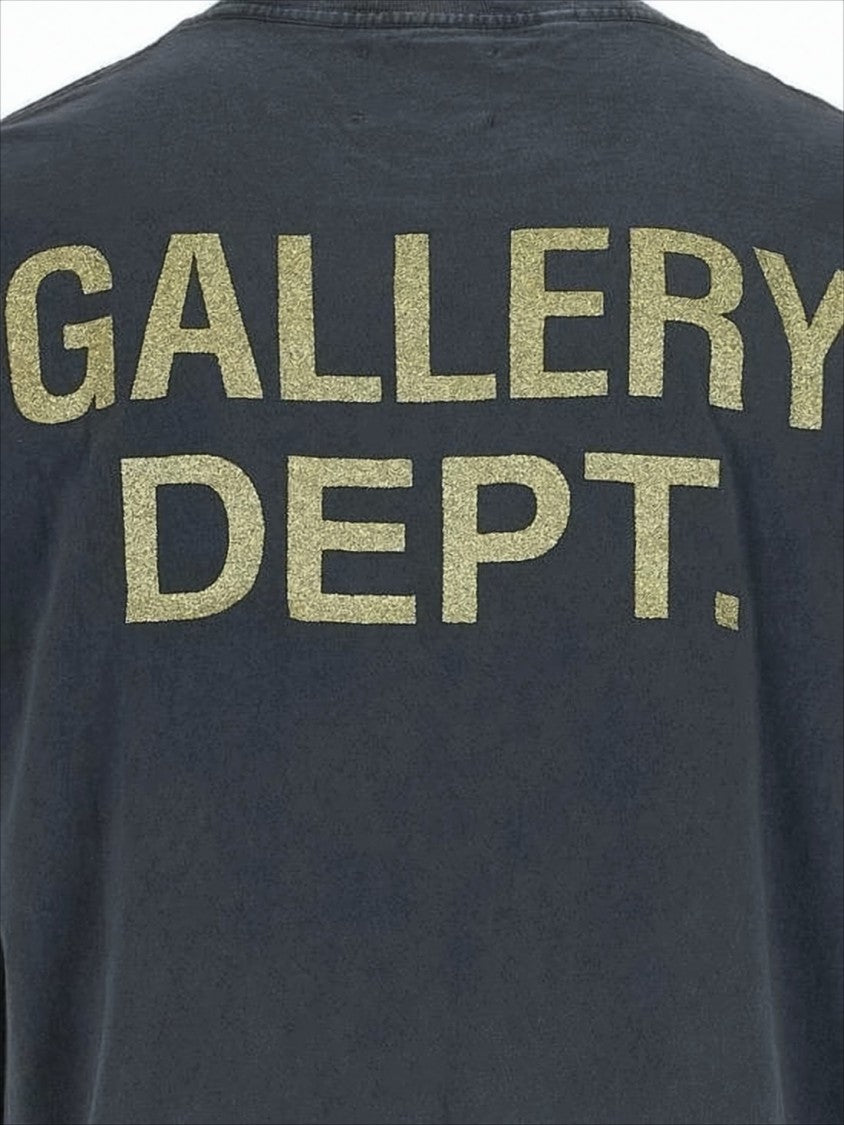 Gallery Dept. Black Short-Sleeve T-Shirt With Graphic Print