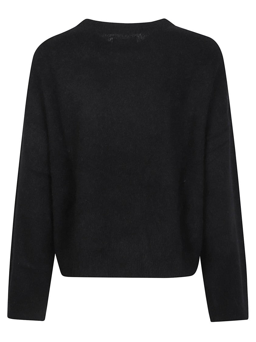 Loulou De Saison Tristan Lds Round Neck Wool-Yak Sweater