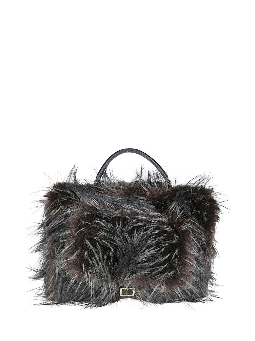 Sacai Faux Fur Muff Handbag