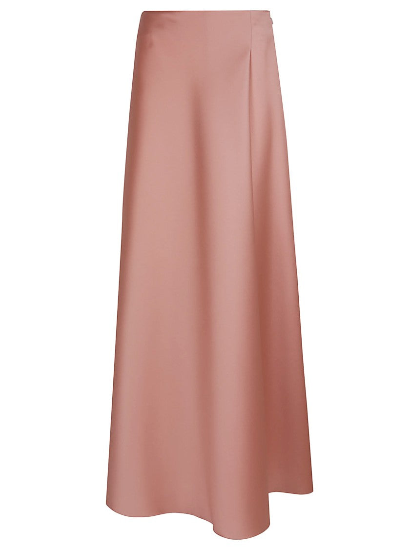 Alberta Ferretti Pink And Purple Maxi Skirt
