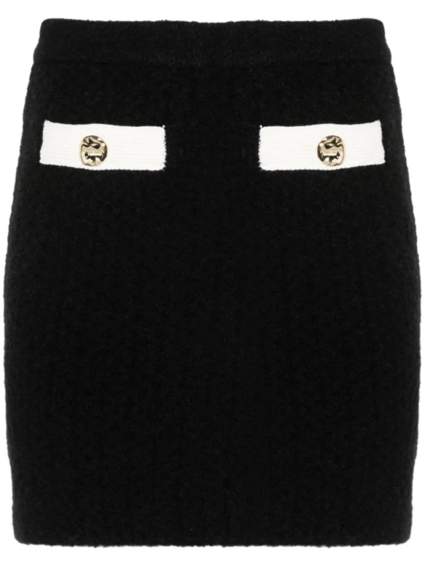 Self-Portrait Knitted Mini Skirt