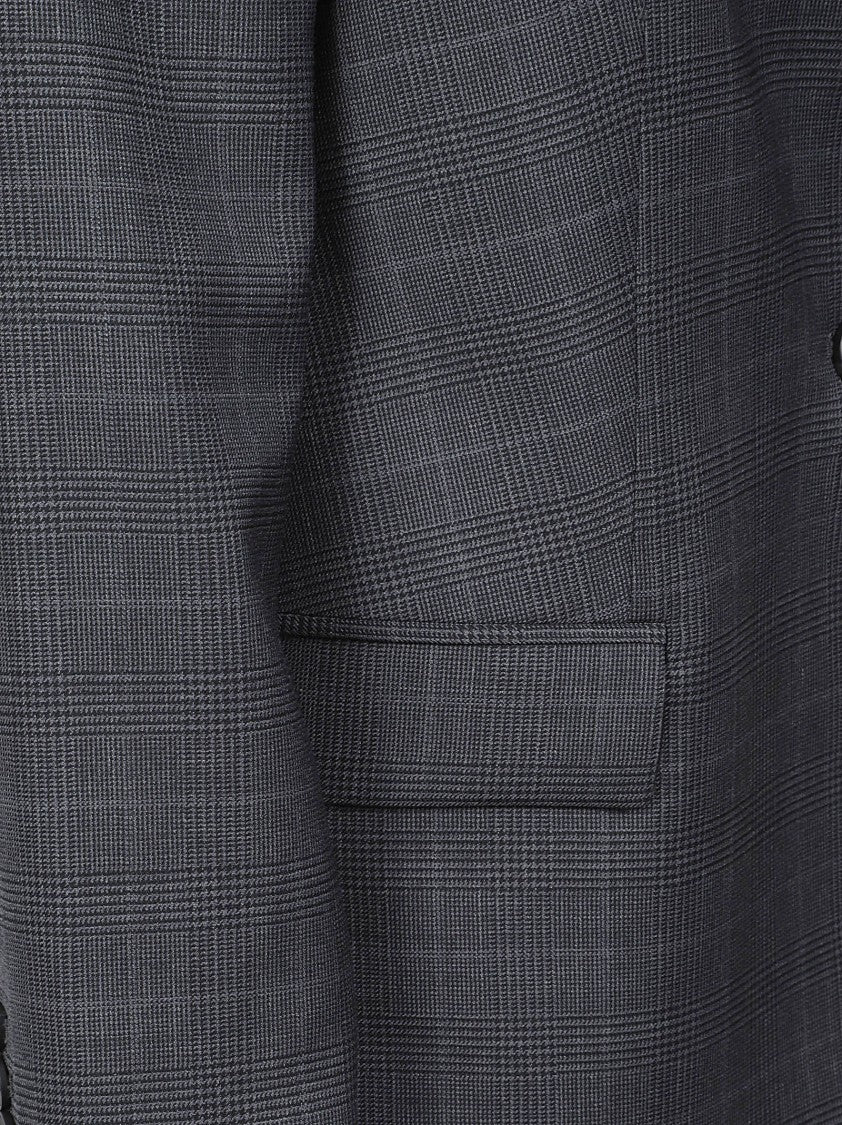 Iro Calu Tailored Grey Checkered Blazer