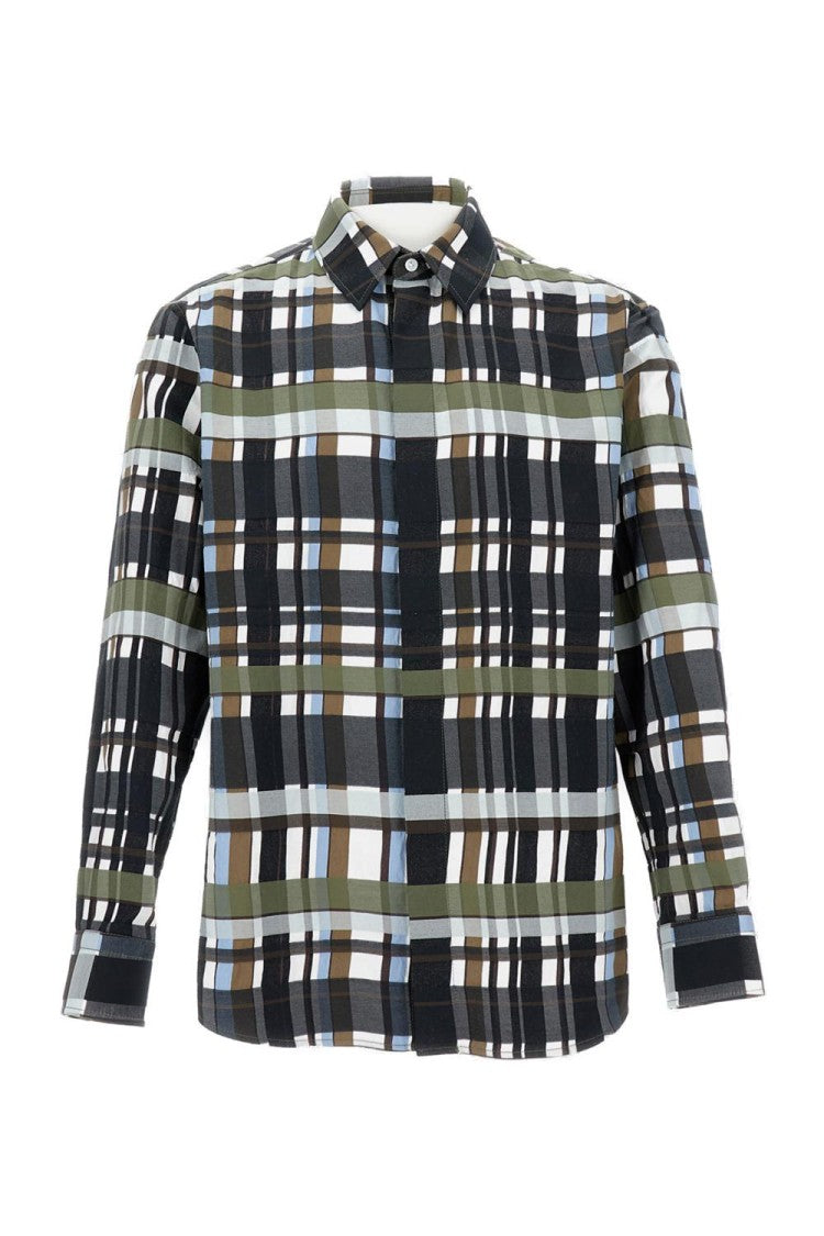 Bottega Veneta Checked Cotton Shirt