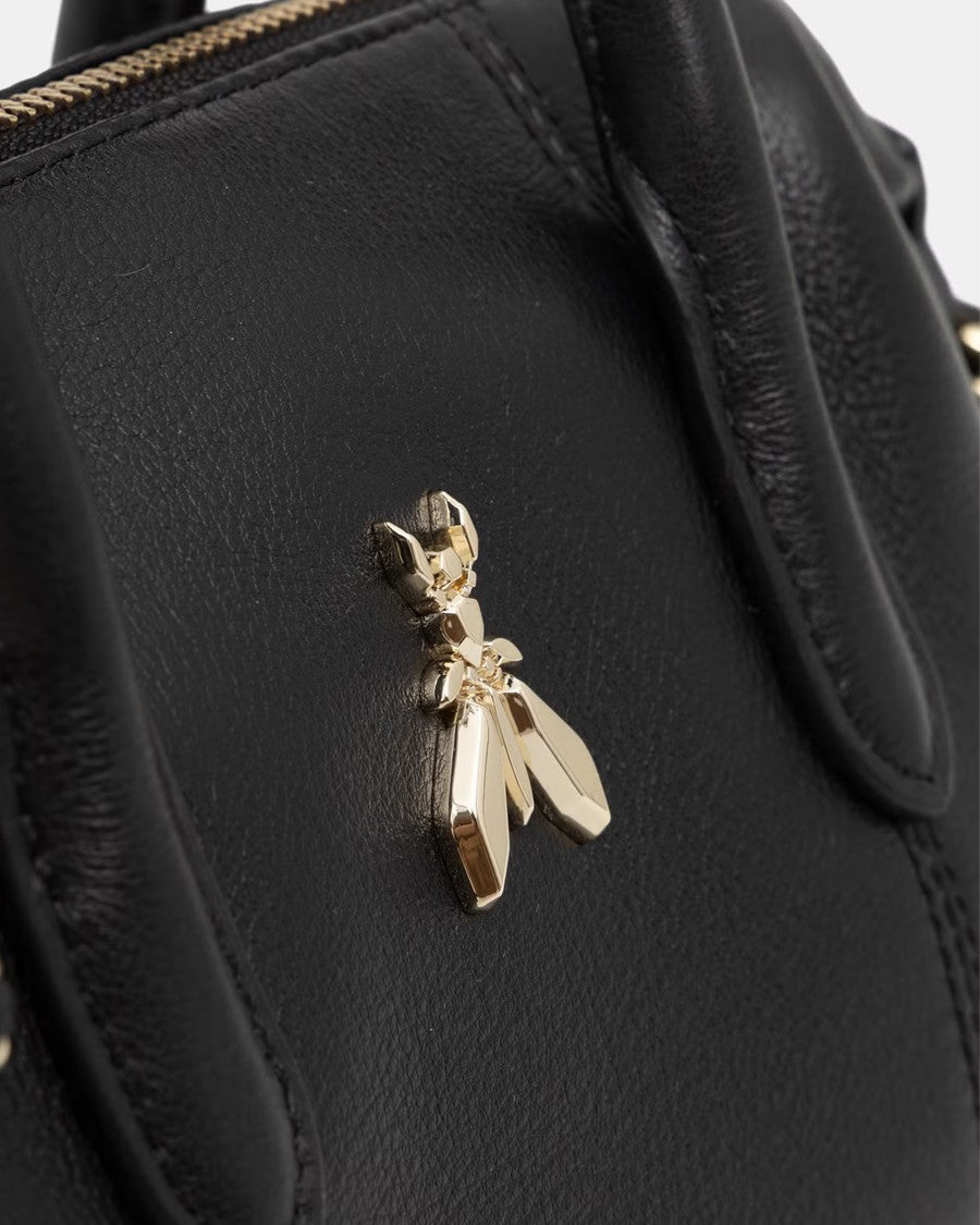 Patrizia Pepe Black Calf Leather New Business Mini Bag