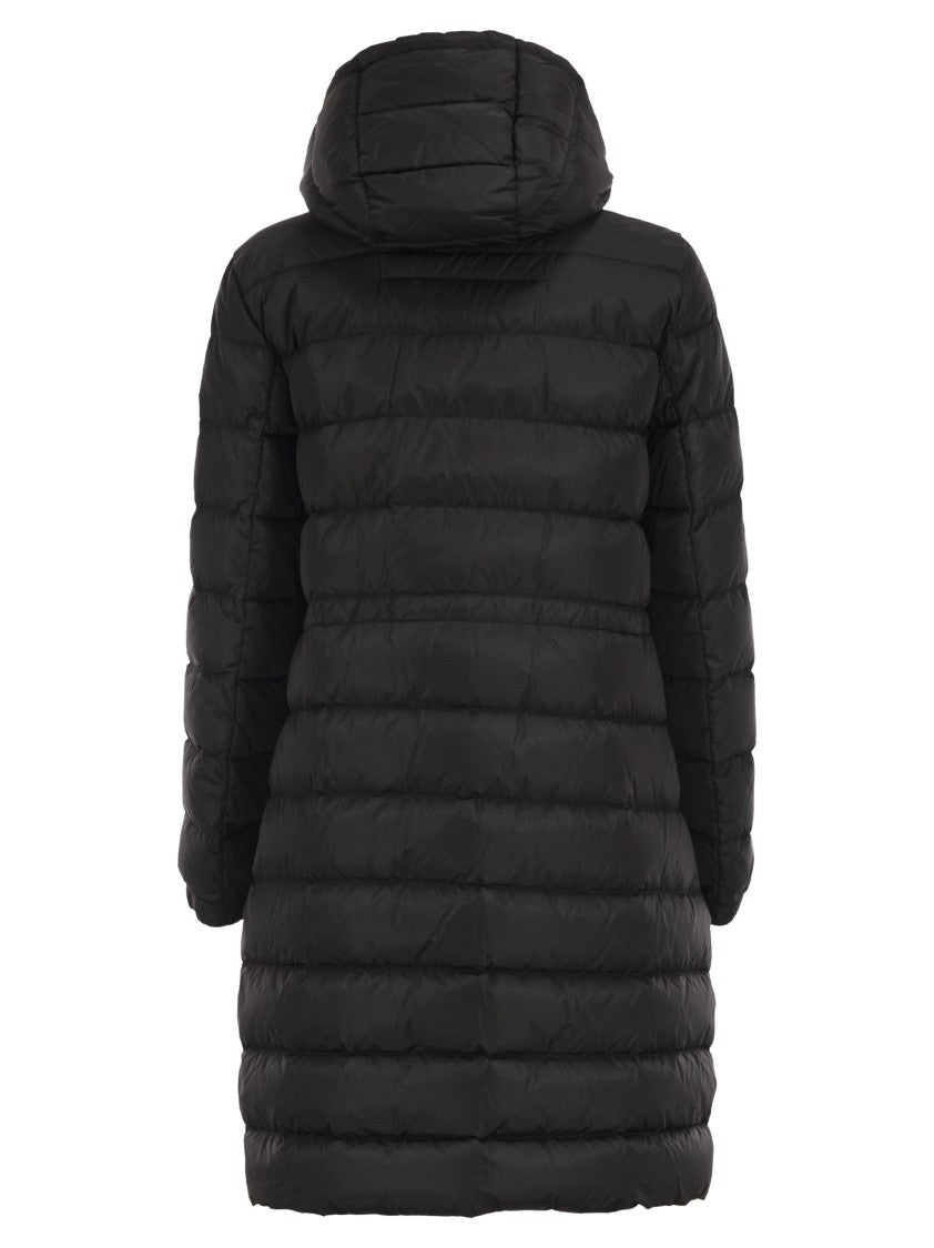 Max Mara Cerbero - Slim Fit Down Jacket In Water-Repellent Taffeta