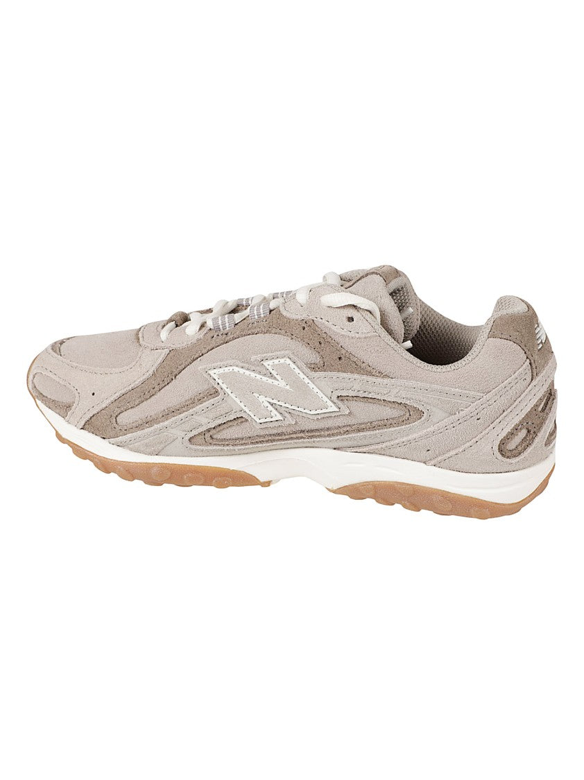 New Balance Low-Profile Sneakers With Textured Suede Panels And Signature Logo