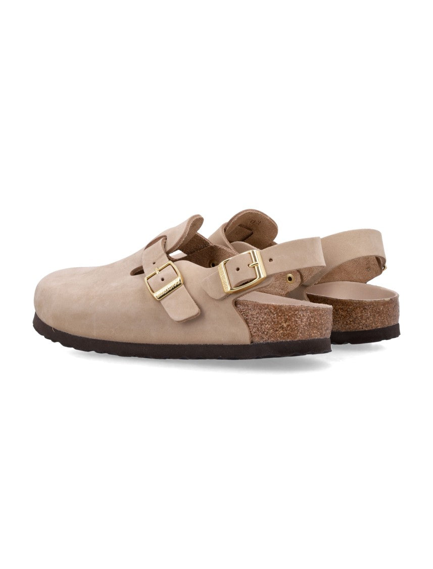 Birkenstock Tokio Nubuck Leather Clog Sandals