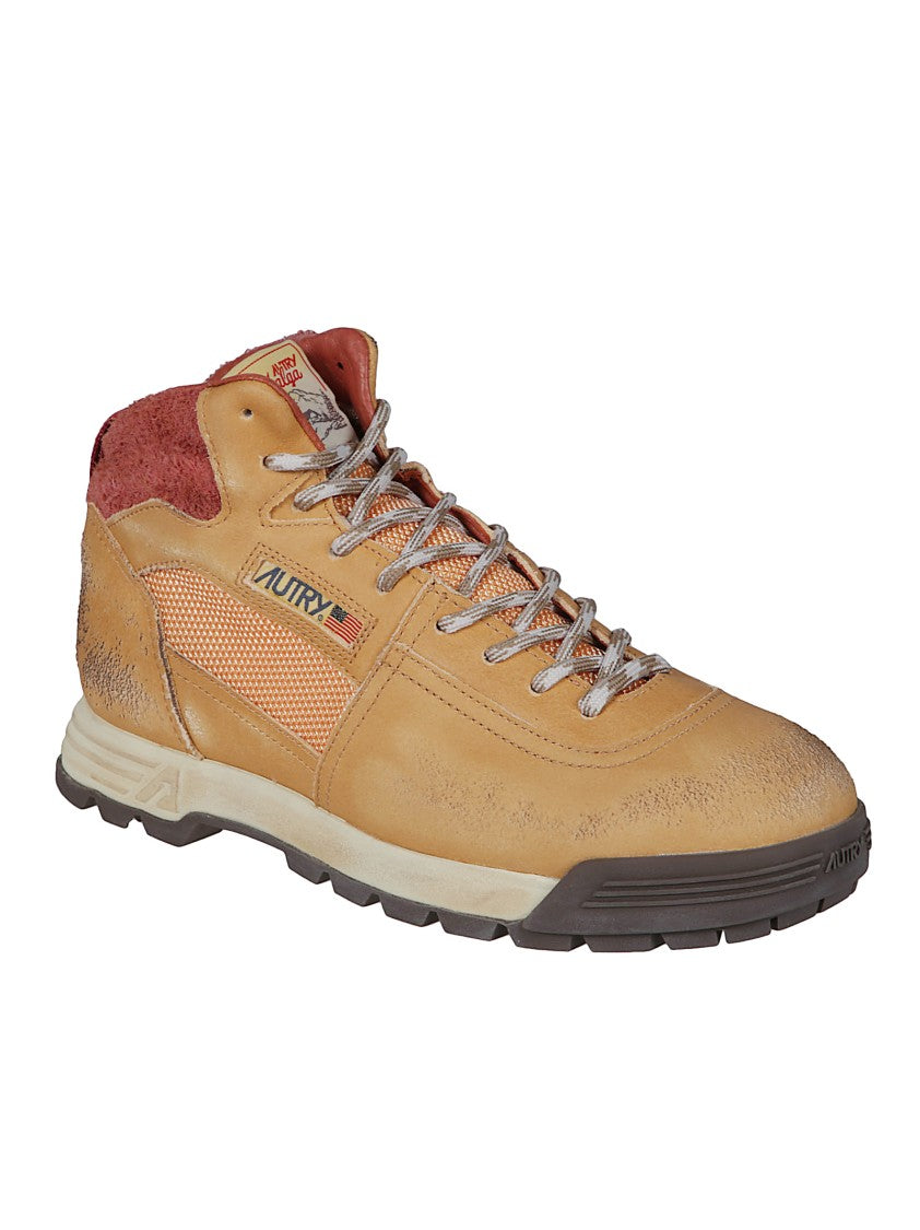 Autry Malga Mid Trekking Calf Leather Boots