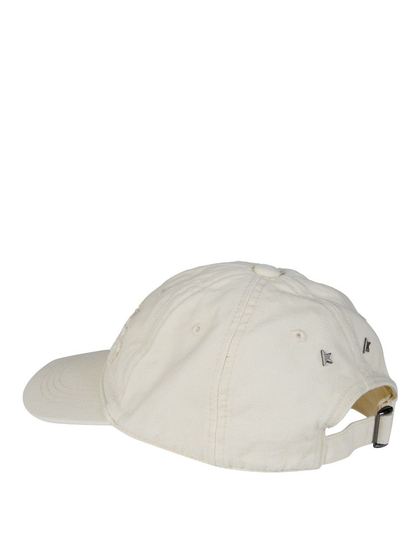 Golden Goose Curved Brim Cotton Baseball Cap