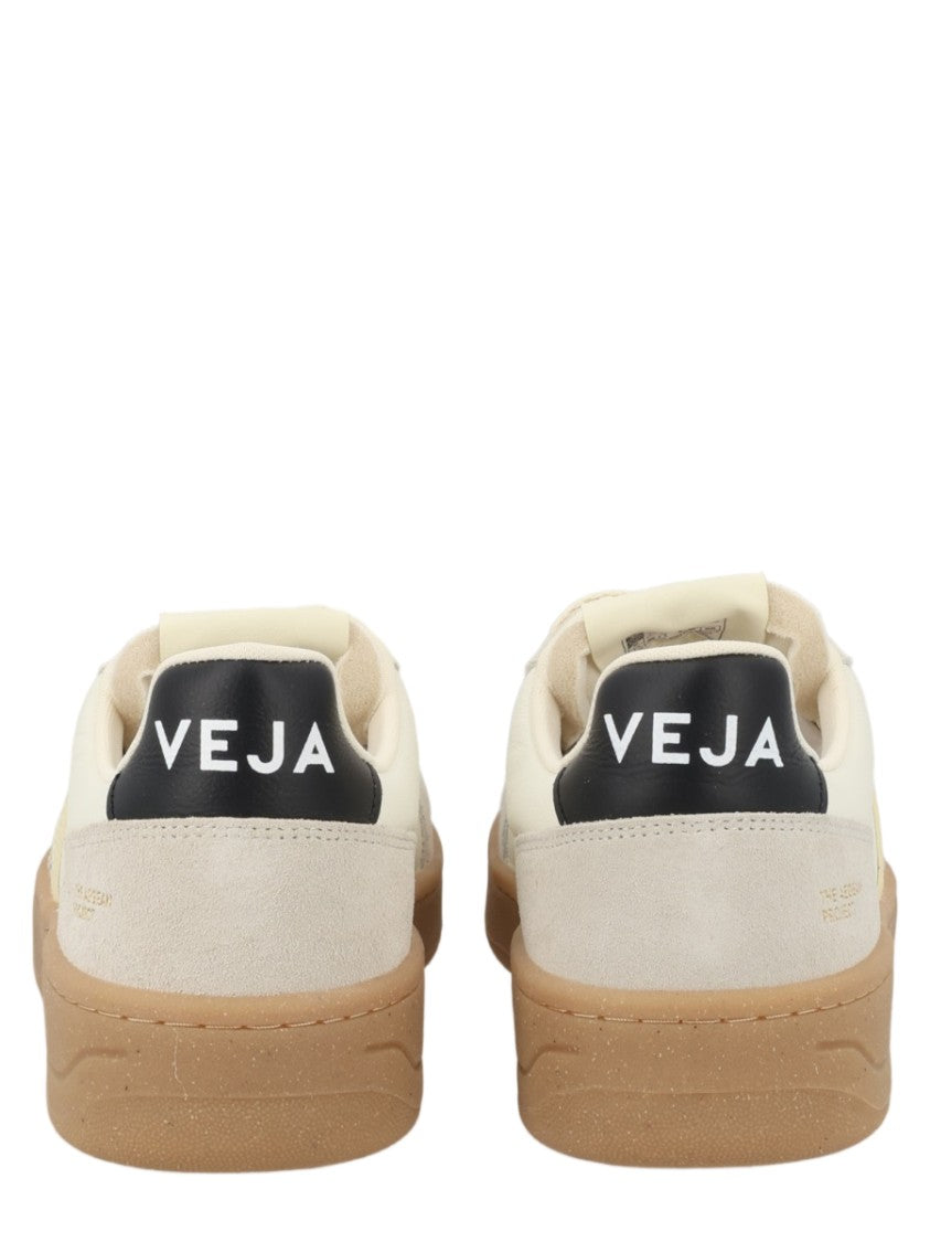 Veja Cream V-82 Perforated Low Sneakers