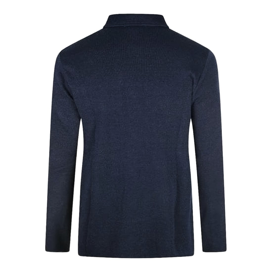 Lardini Long-Sleeved Black Shirt With Classic Collar