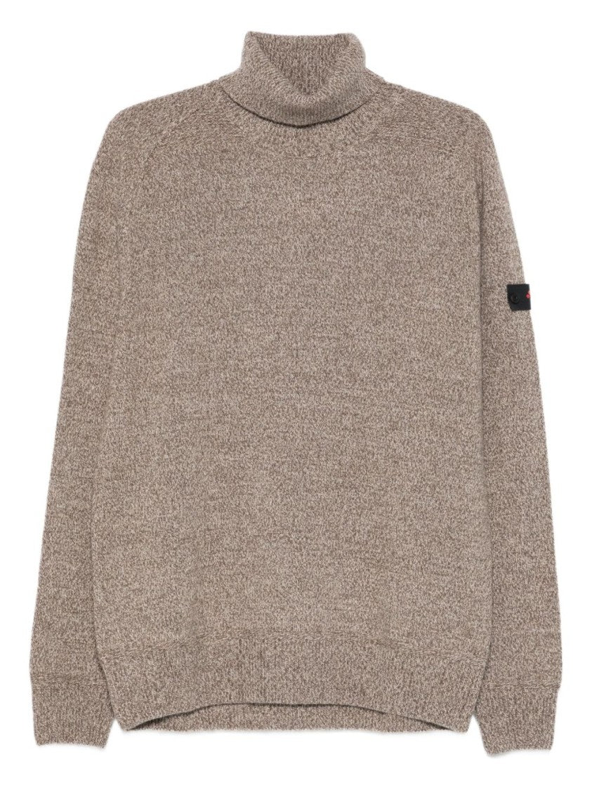 Peuterey Classic Knit Sweater With Ribbed Details