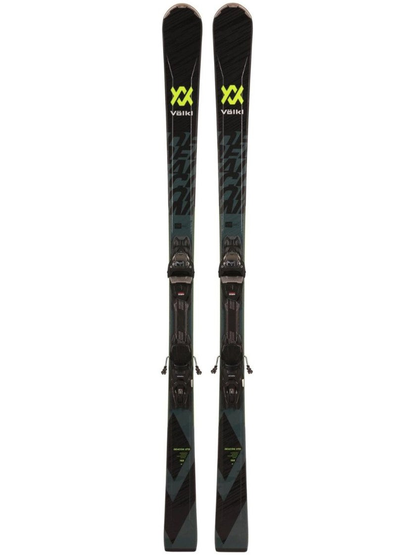 Volkl Black Deacon Xtd Geometric Pattern Skis