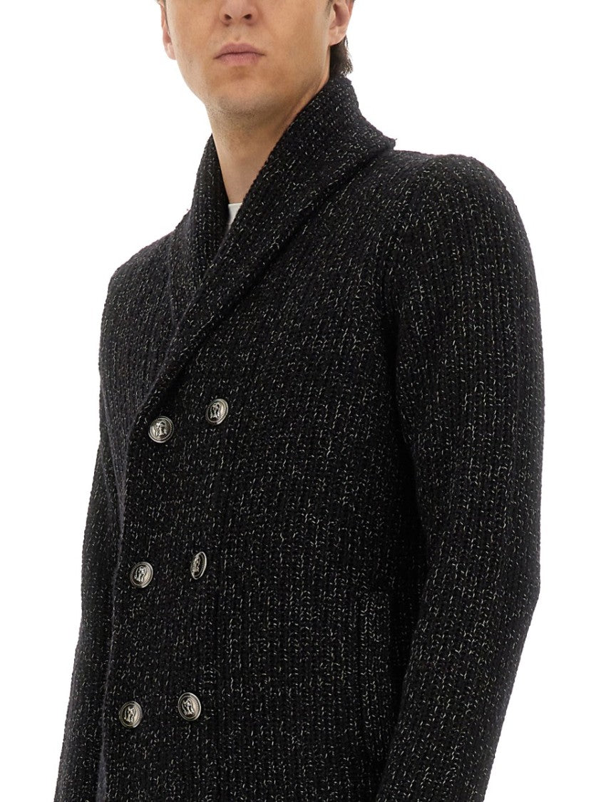Brunello Cucinelli Double-Breasted Cardigan With Luxurious Wool
