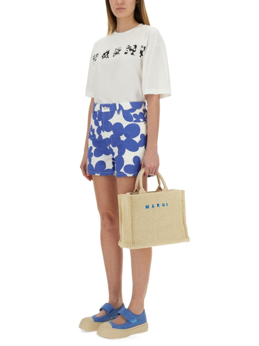 Marni Relaxed-Fit Cotton T-Shirt With Playful Logo Design