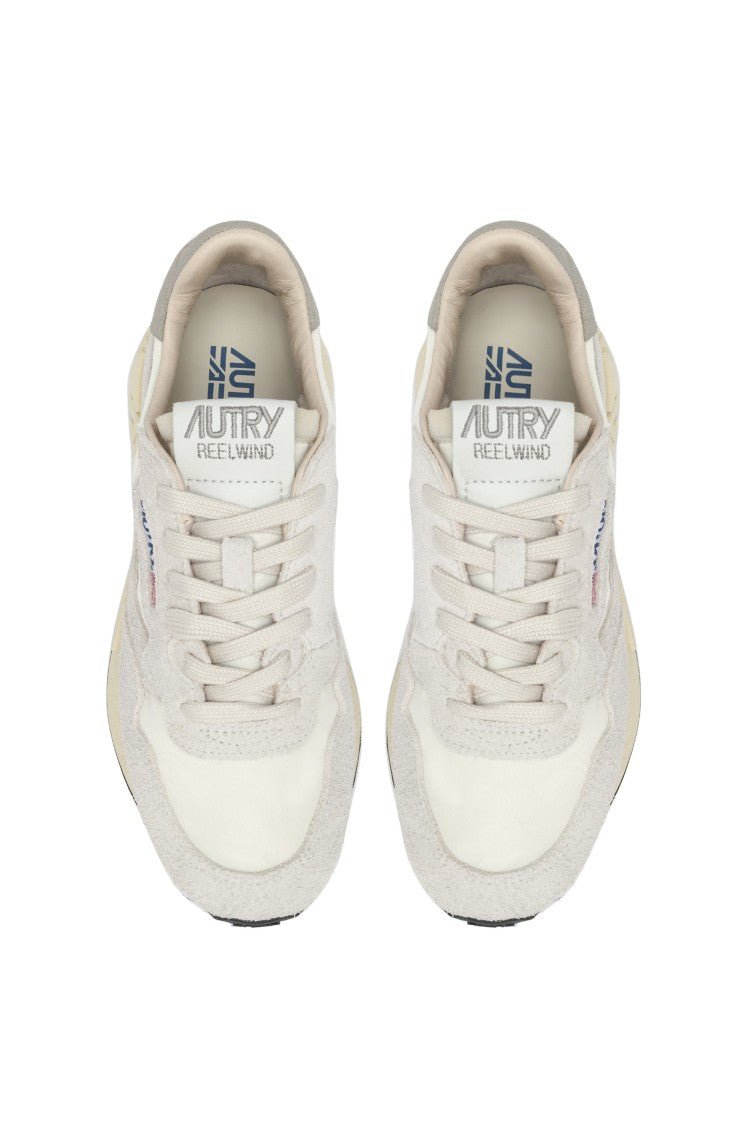 Autry Natural Reelwind Nylon Suede Sneakers