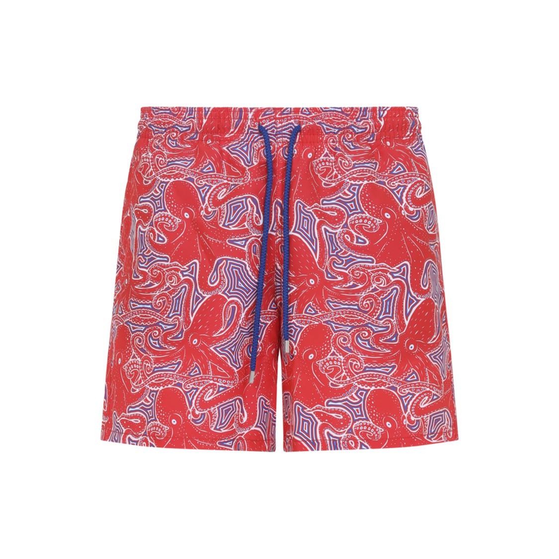 Vilebrequin Swim Shorts With Octopus And Wave Pattern