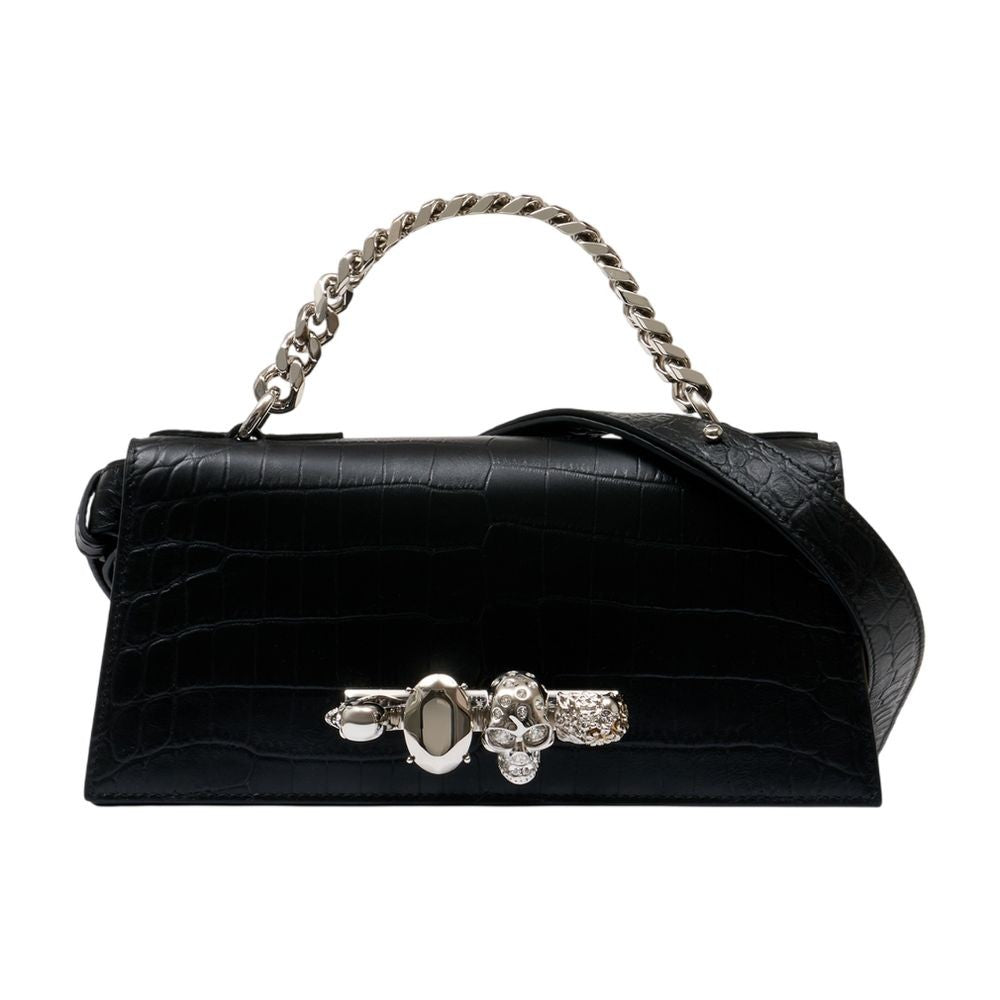 Alexander Mcqueen Jewel Mini Shoulder Bag - Leather - Black