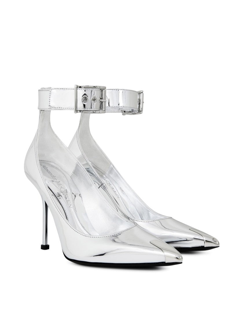 Alexander Mcqueen Mirror Metallic Pumps