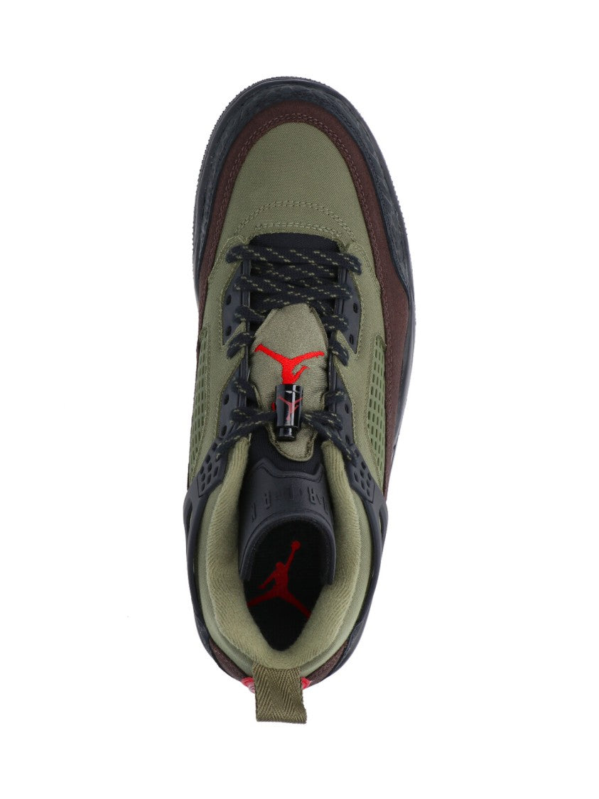 Nike "Jordan Spizike Low" Sneakers, In Green Fabric