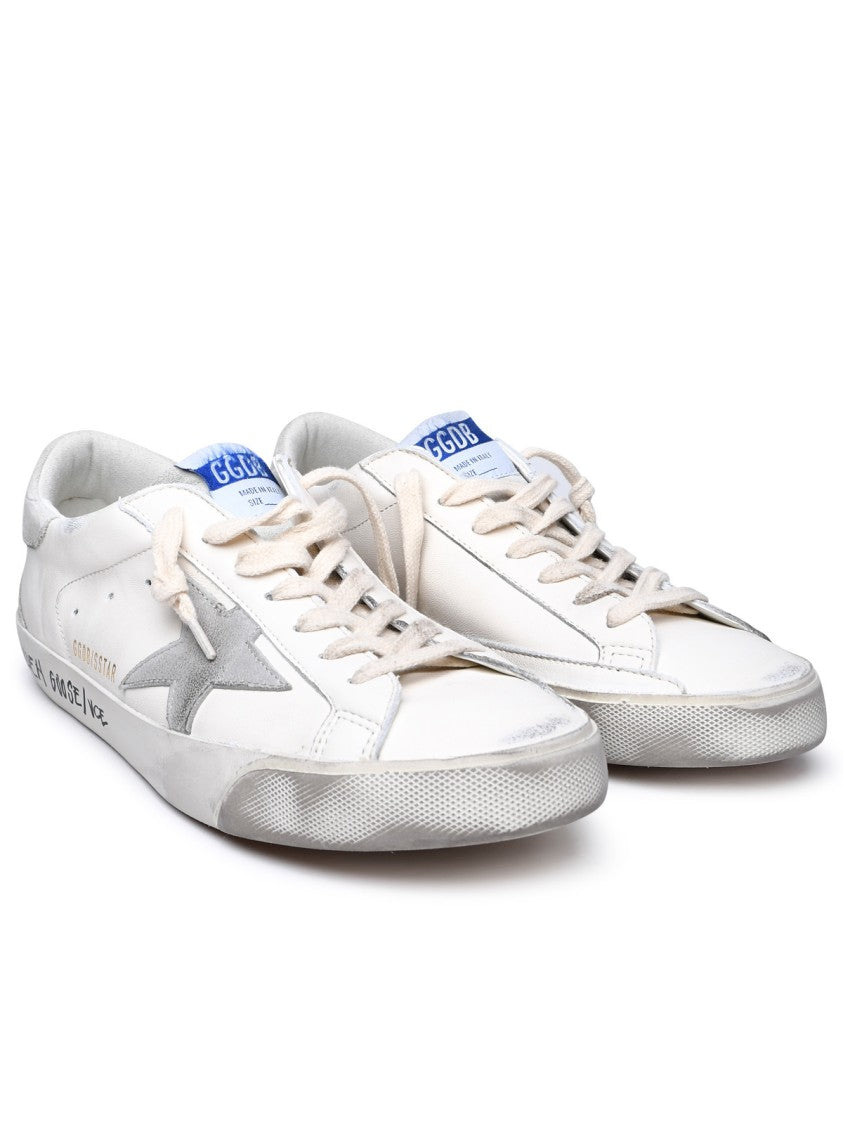 Golden Goose White Leather Sneakers
