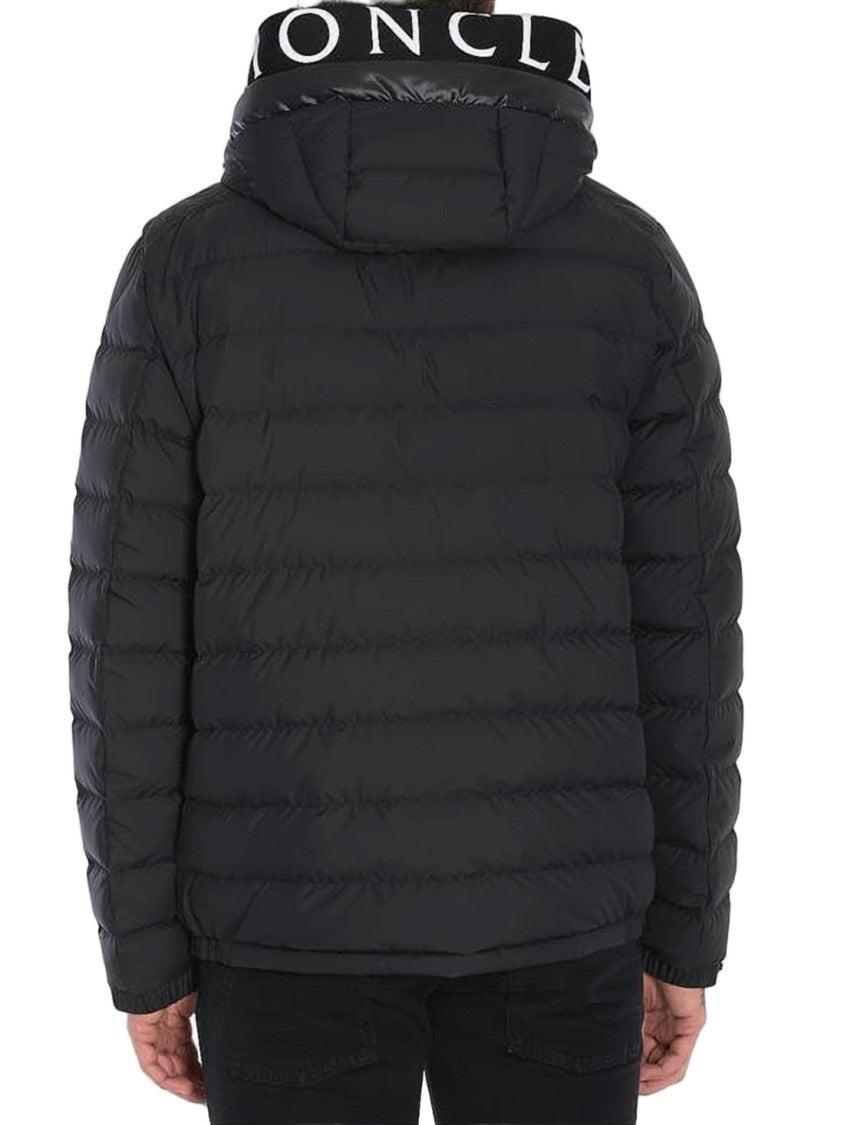 Moncler Quilted Black Padded Jacket With Hood