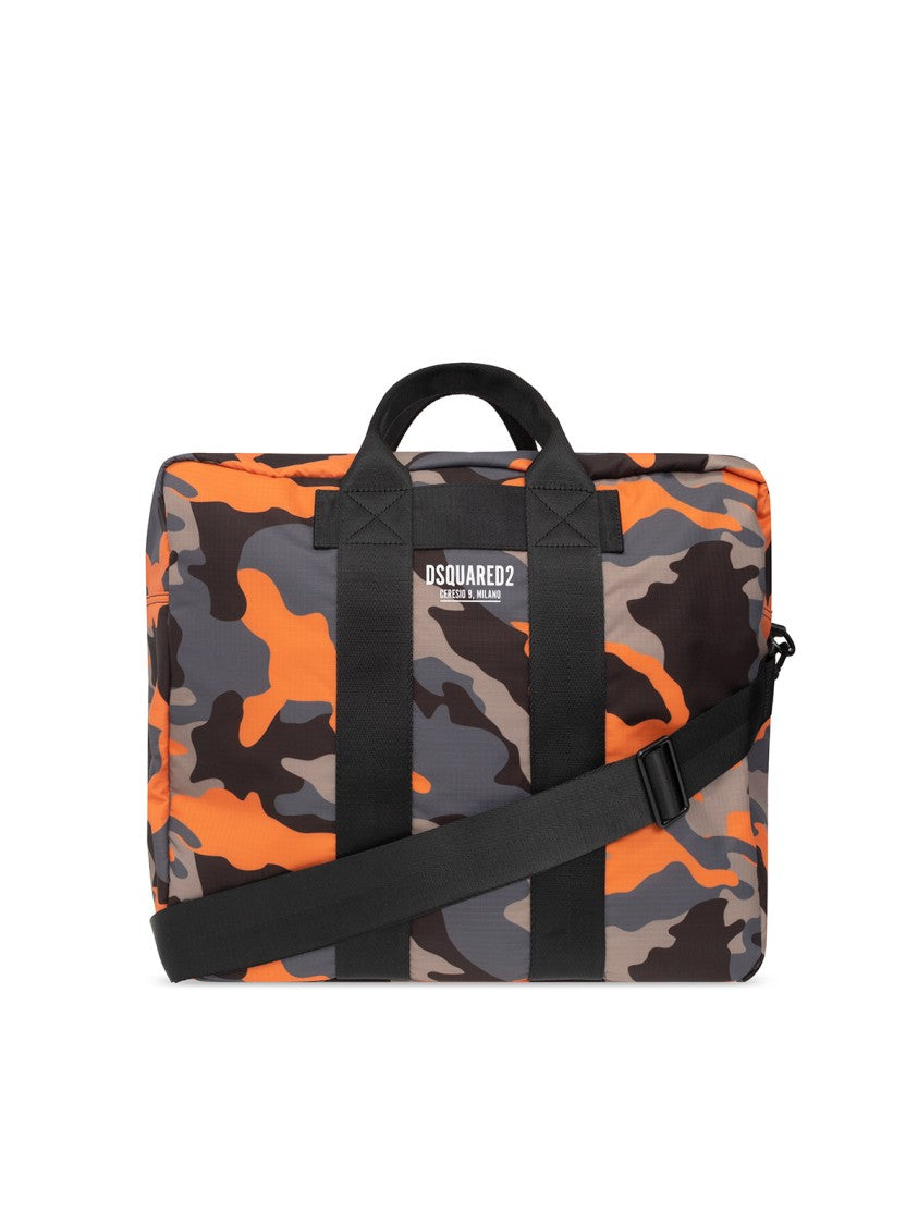 Dsquared2 Ceresio 9 Logo Camo Duffle Bag