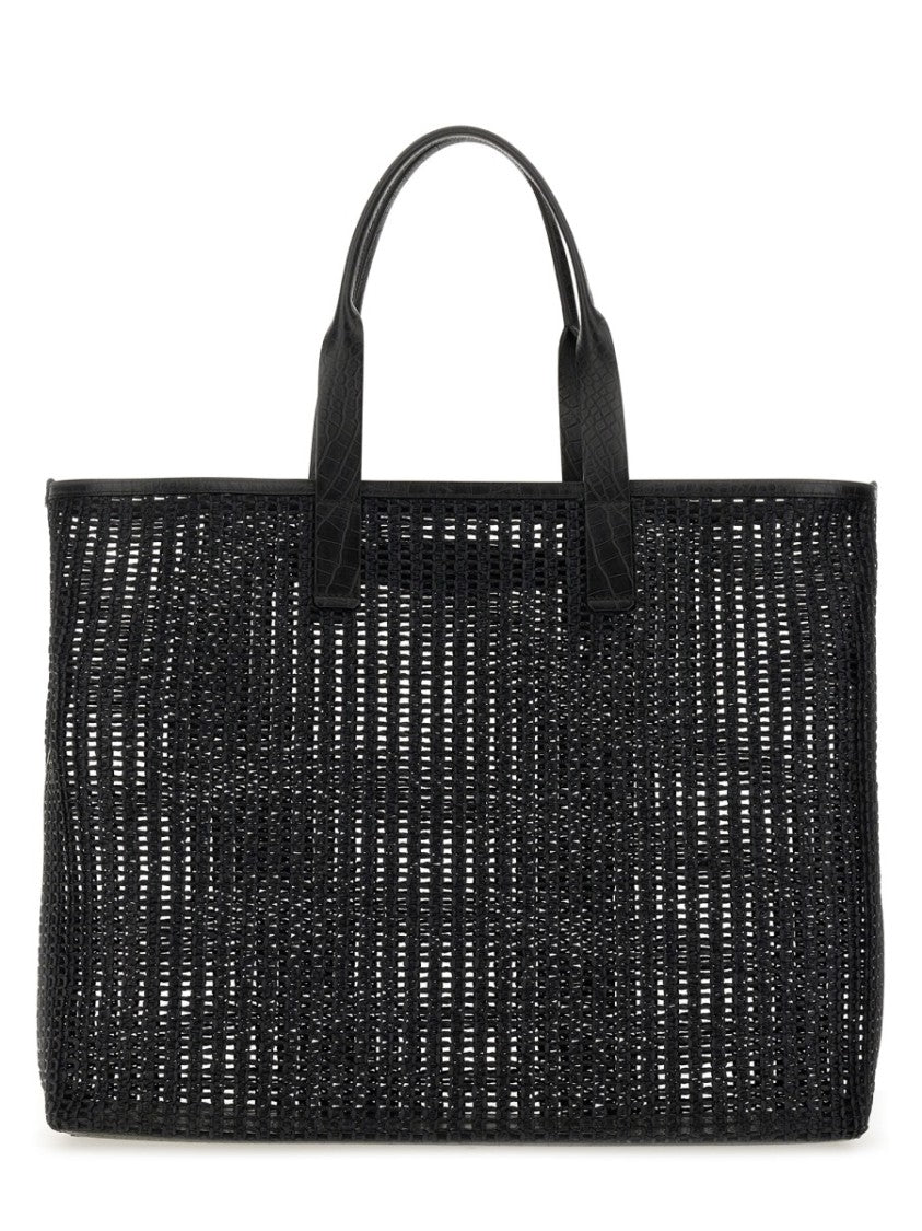 Dolce & Gabbana Woven Mesh Shopping Bag