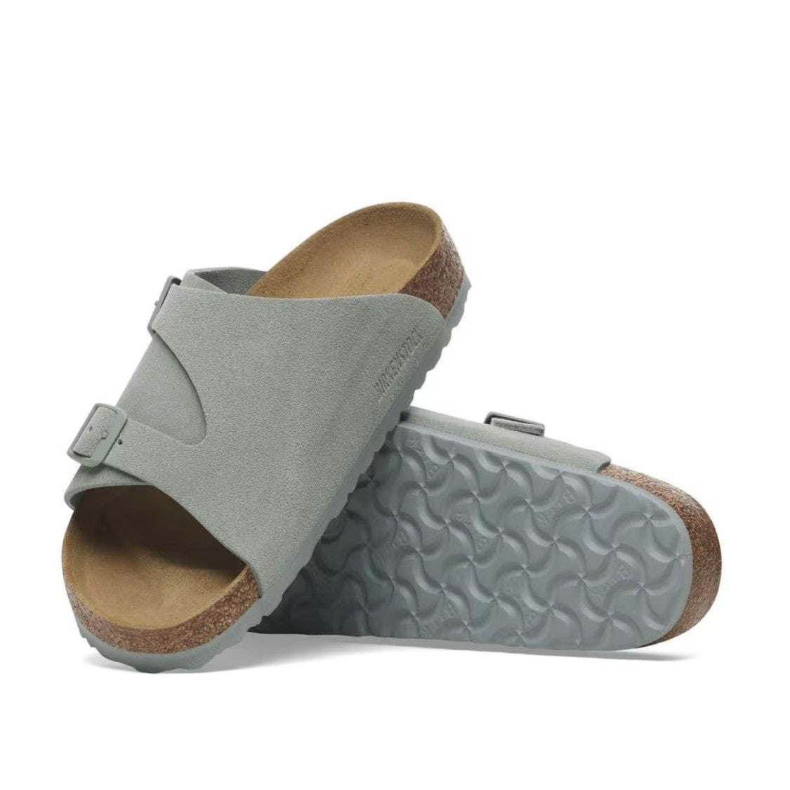 Birkenstock Aqua Green Suede Sandal