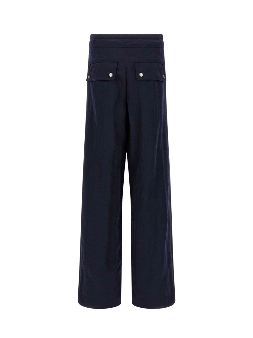 Dries Van Noten Blue Prima Wide-Leg Pants