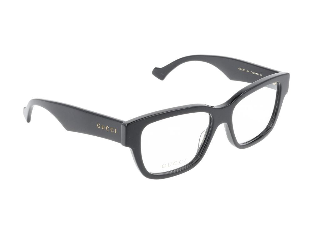 Gucci Eyeglasses Gg1428o 004 Black Black Transparent 55/16/145