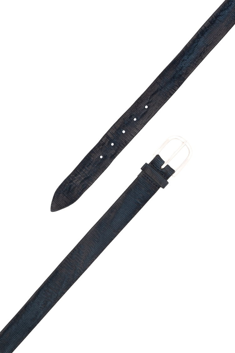 Orciani Lamellar Leather Belt