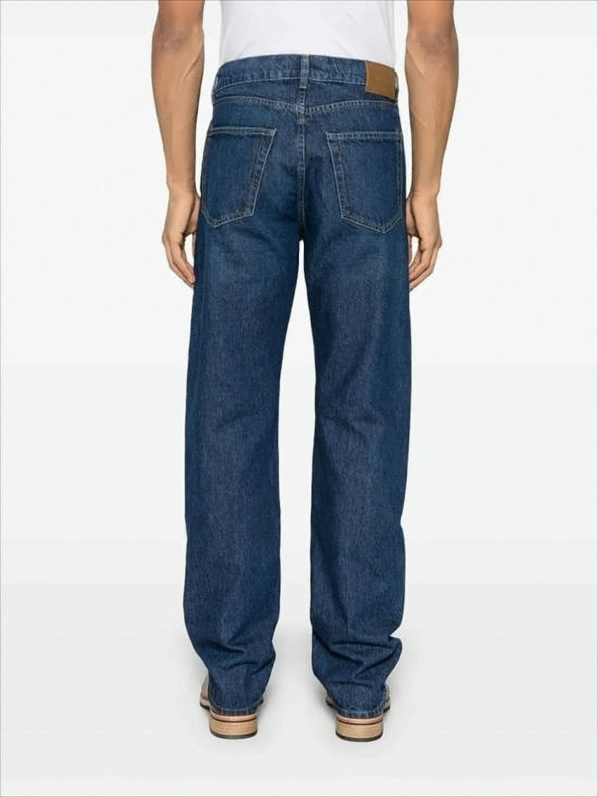Our Legacy Straight-Leg Denim Pants With Mid-Rise Waist