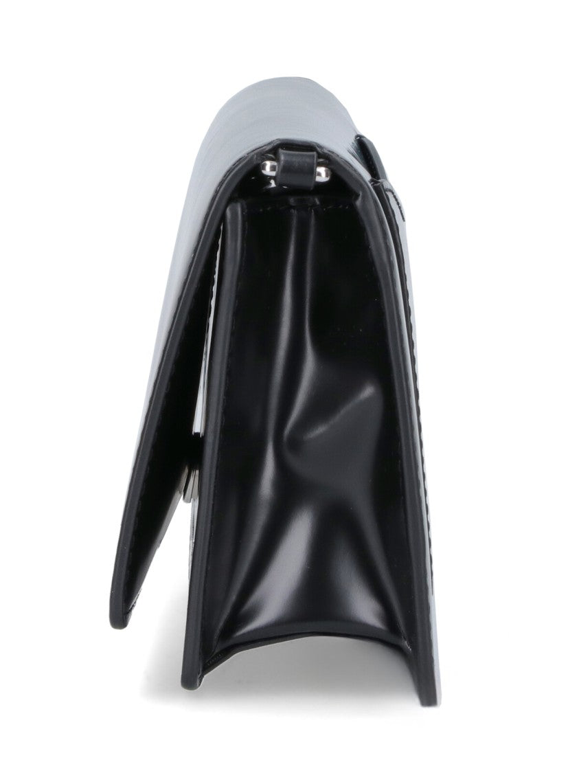 Marc Jacobs Rectangular Black Bag With Finish