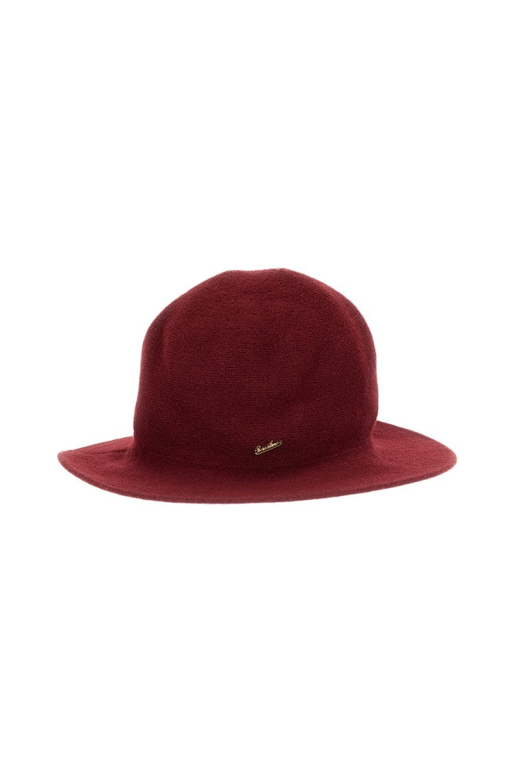 Borsalino Red Angelina Eco-Cashmere Cloche Hat
