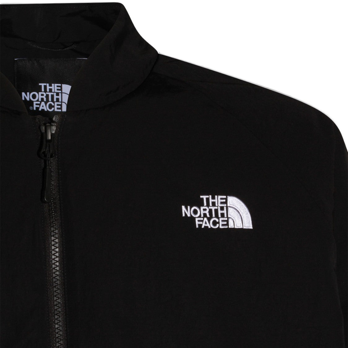 The North Face Black Jacket With Zippered Pockets