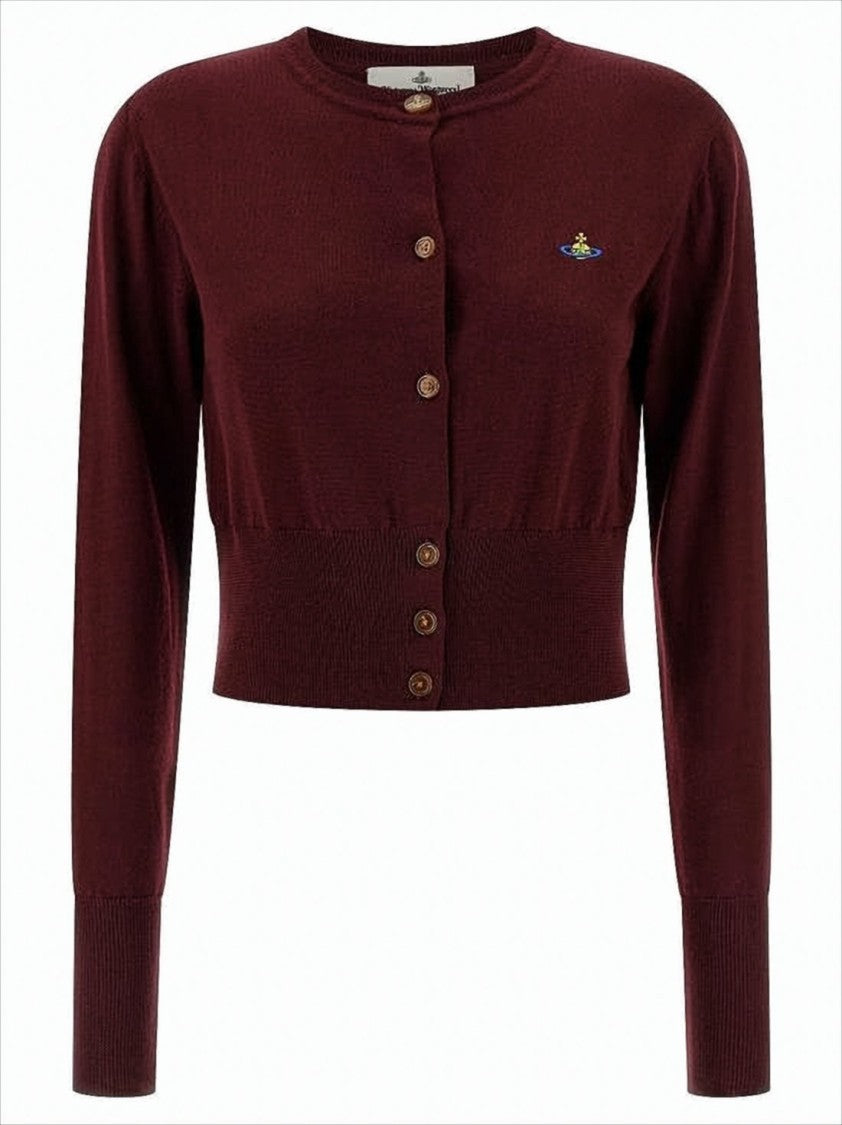 Vivienne Westwood Cropped Cardigan With Round Neckline