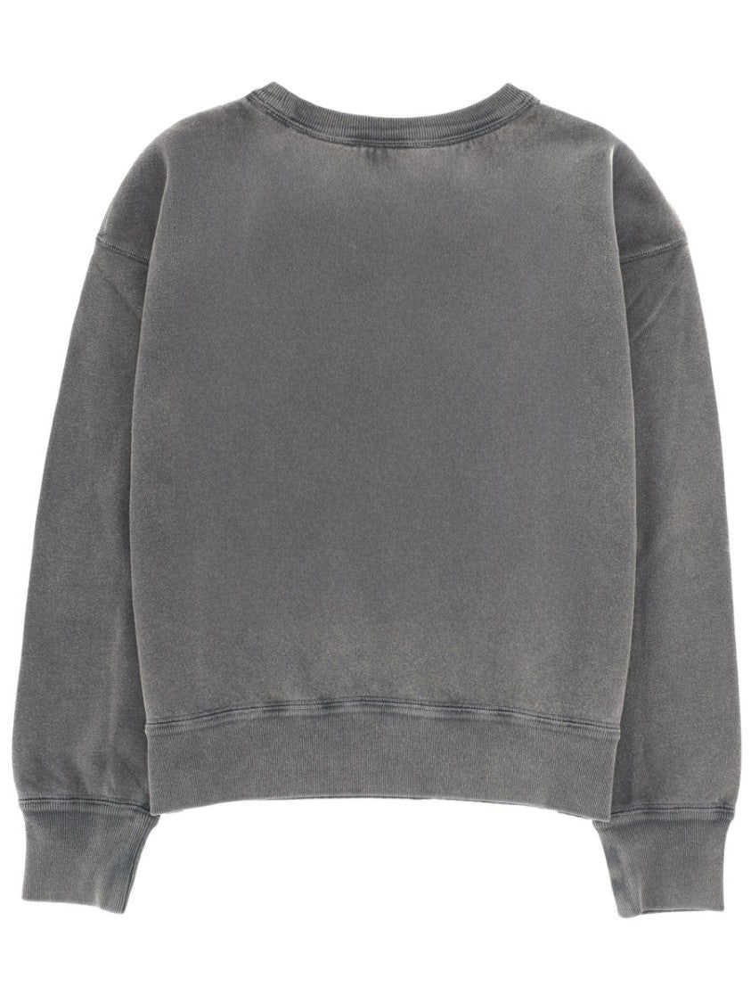 Isabel Marant Étoile Mobyli Washed Grey Blurred Sweatshirt